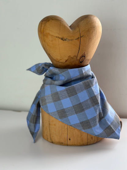 Bandana French Blue Check