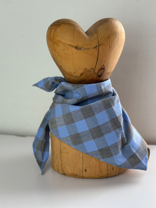 Bandana French Blue Check
