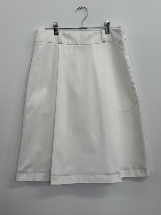 Prado Skirt White Twill