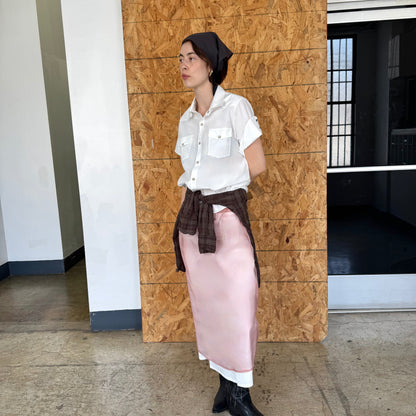 Silk Organza Sheer Skirt