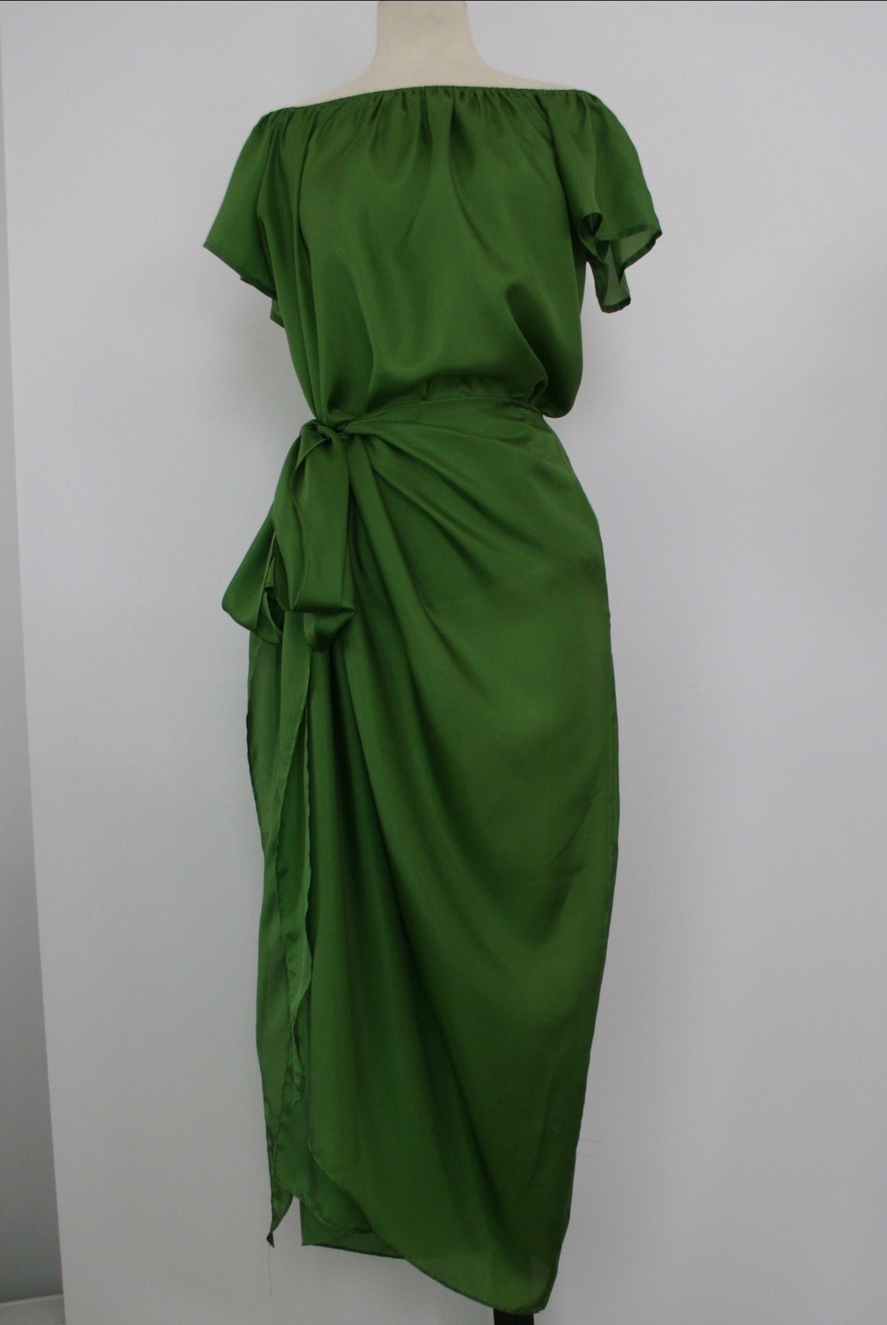 SILK WRAP SKIRT