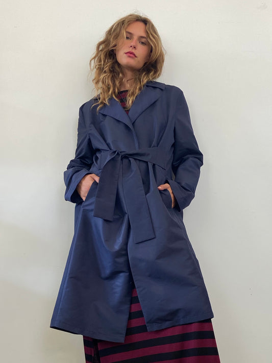 Coat Navy Tech