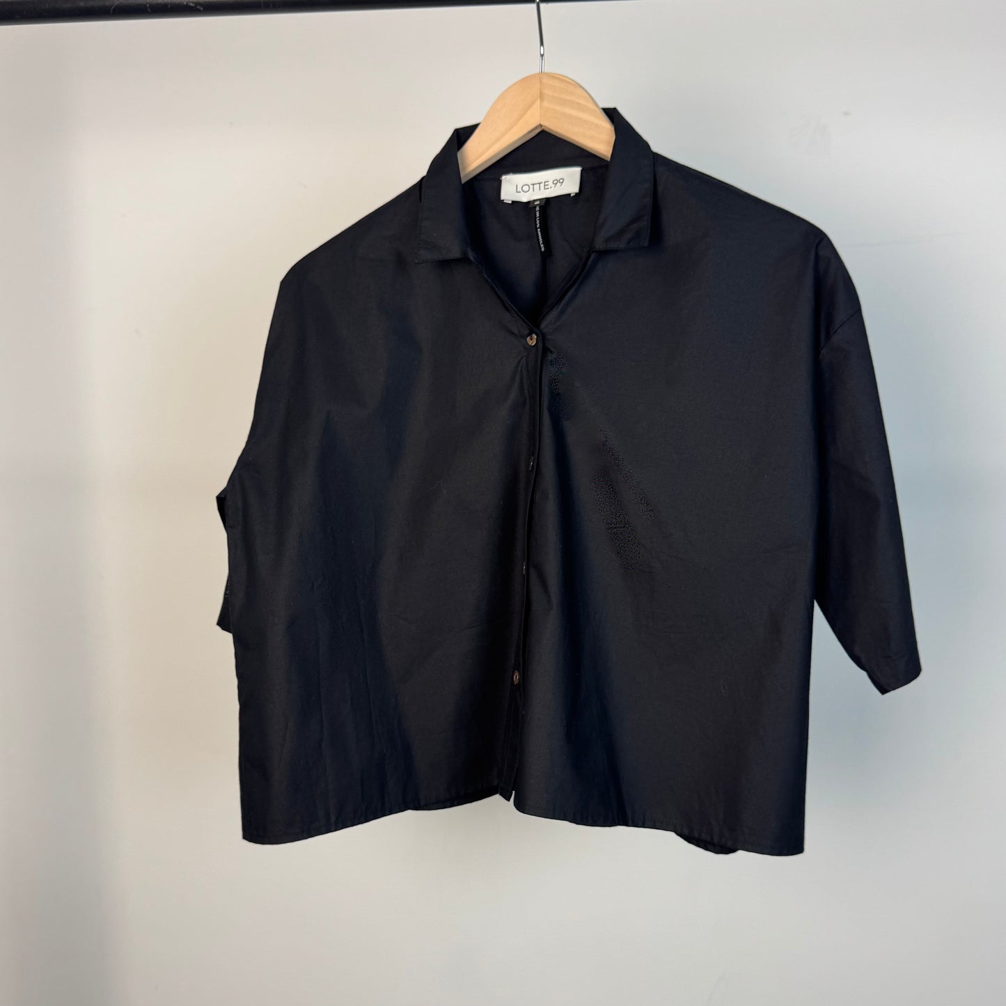 Gabby 3/4 Sleeve Blouse Black