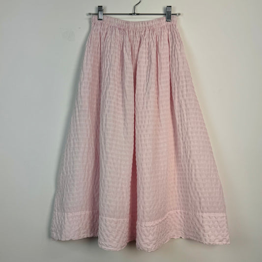Seersucker skirt
