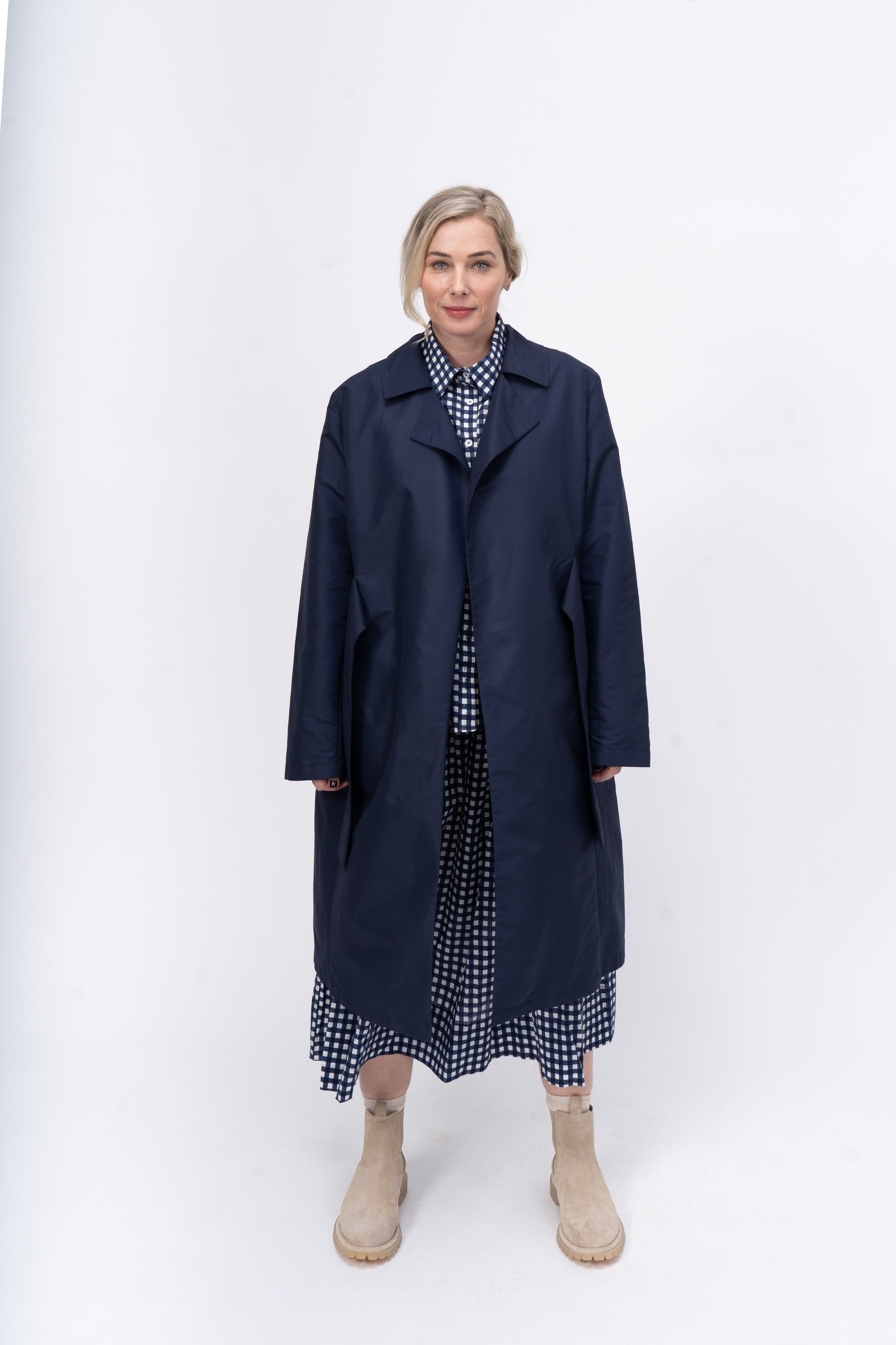 Coat Navy Tech