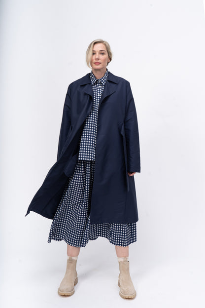 Coat Navy Tech