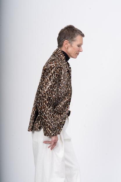 Car Coat Cheetah Print