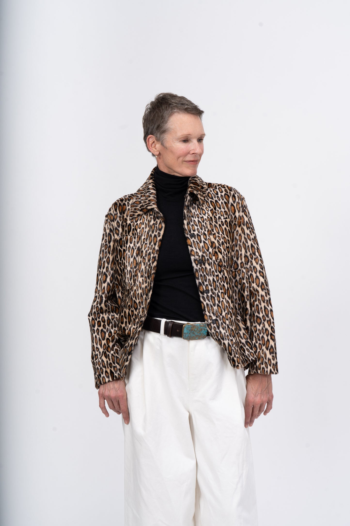 Car Coat Cheetah Print