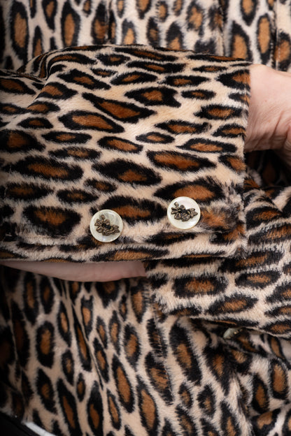 Car Coat Cheetah Print