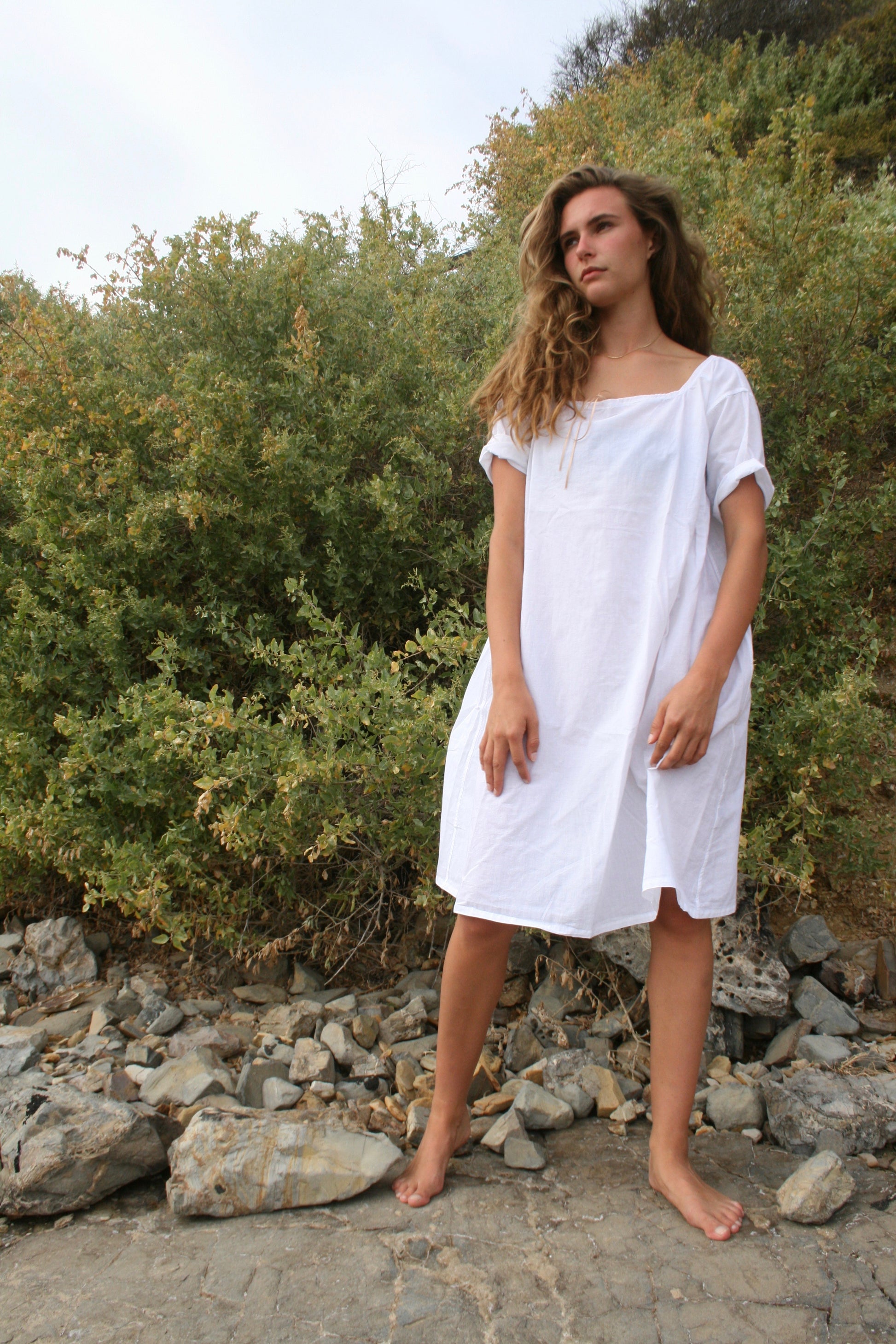 White Cotton Nightdress