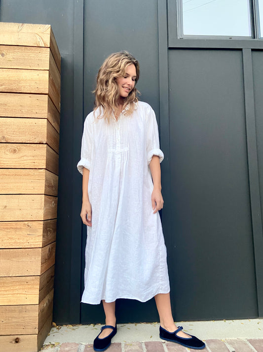 Classic Linen Dress