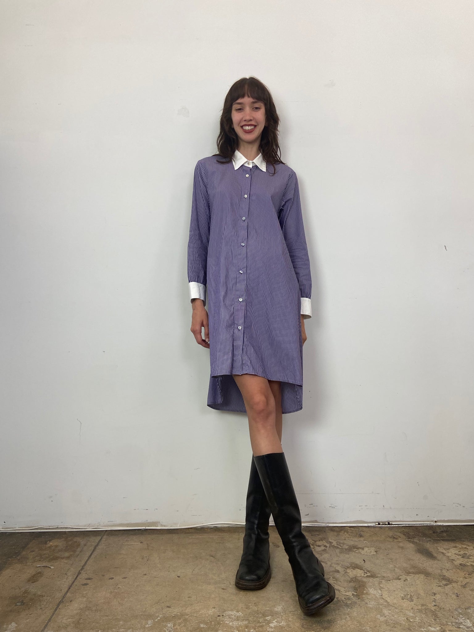 Shirt Dress blue