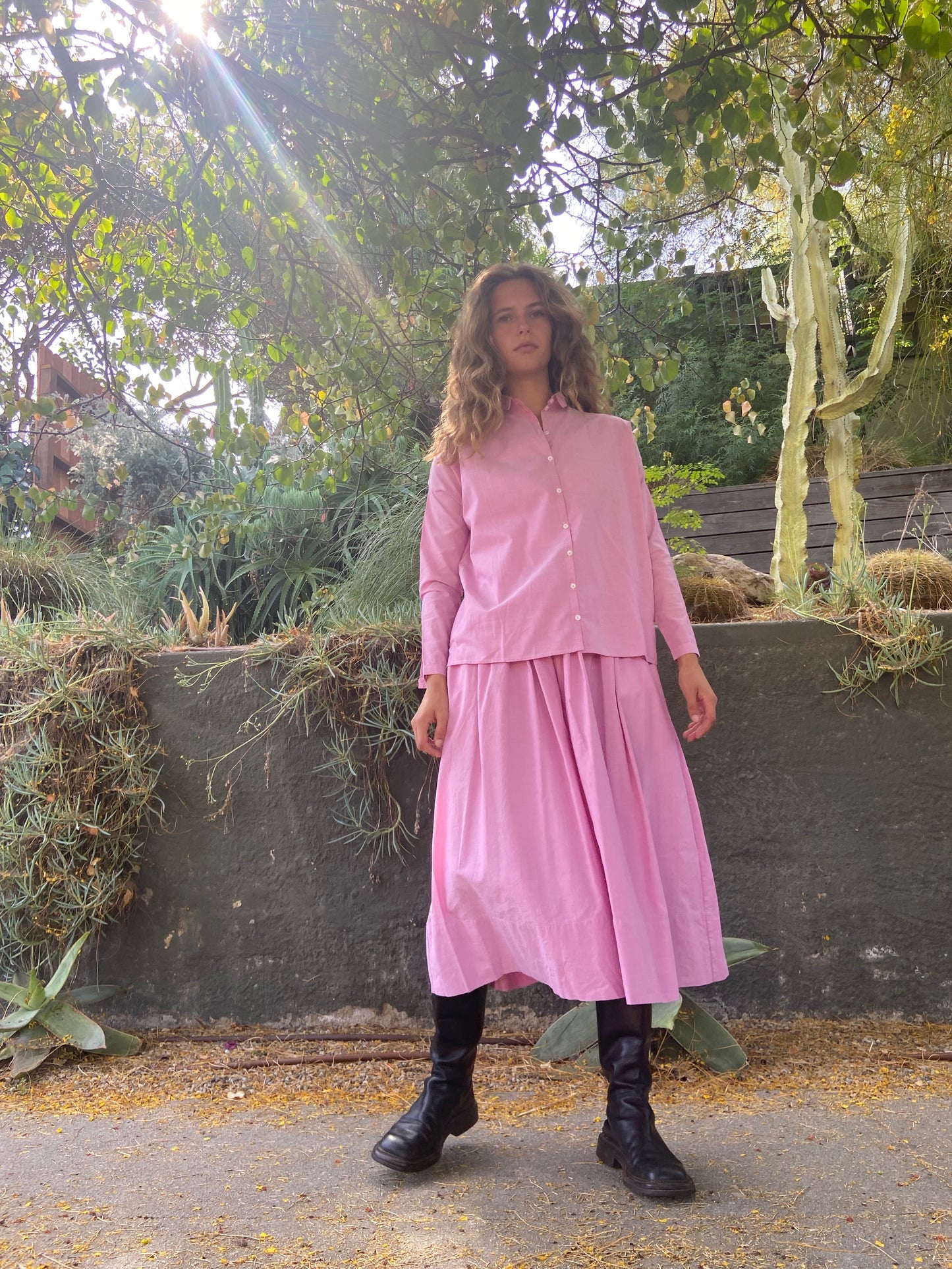 Skirt vintage pink