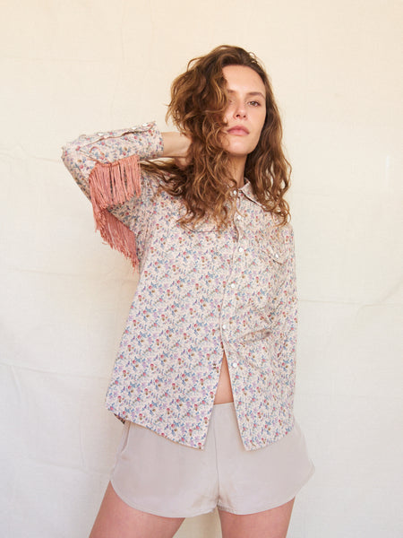 Western Shirt Calico Cotton